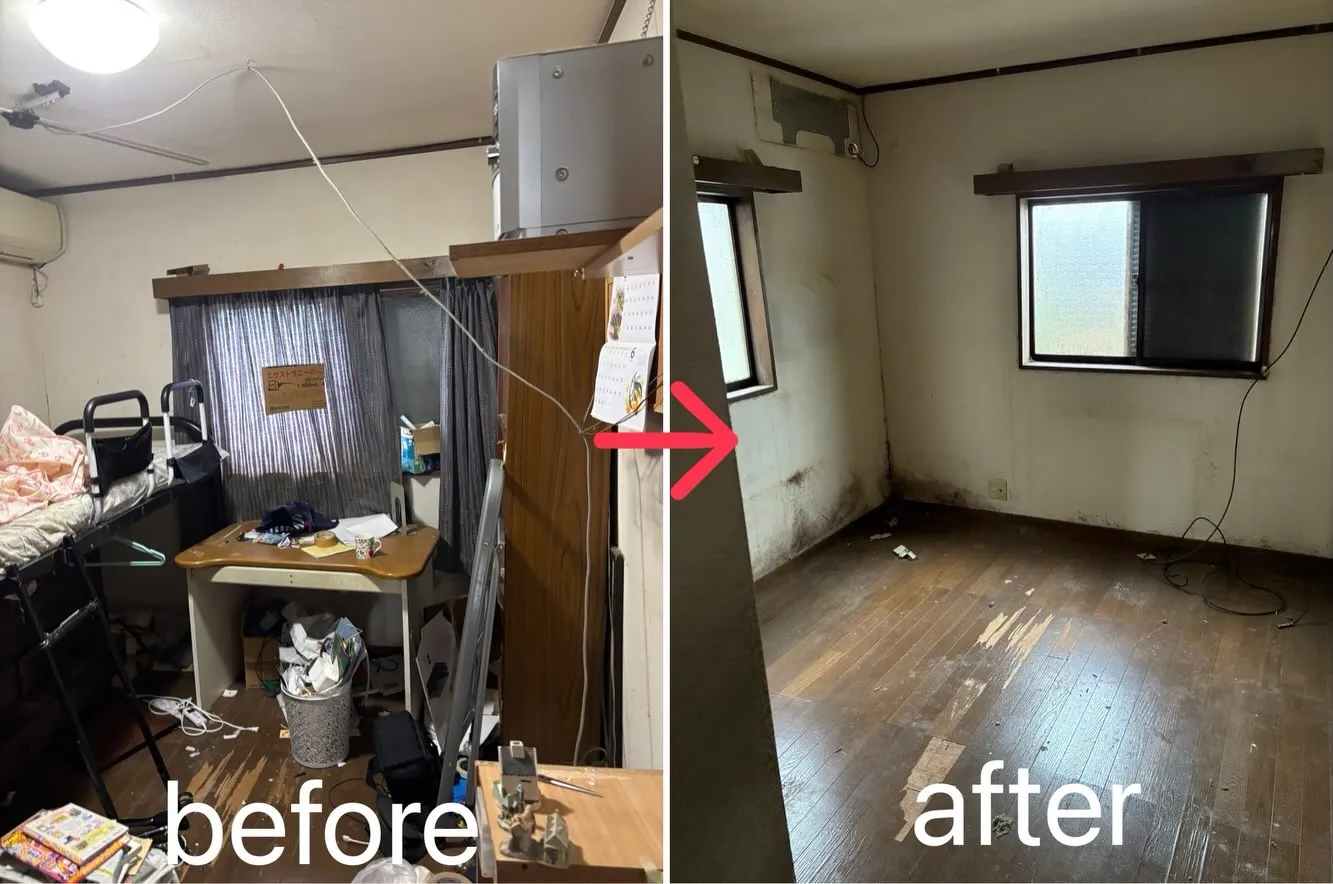 写真は解体前の残置撤去になります！！