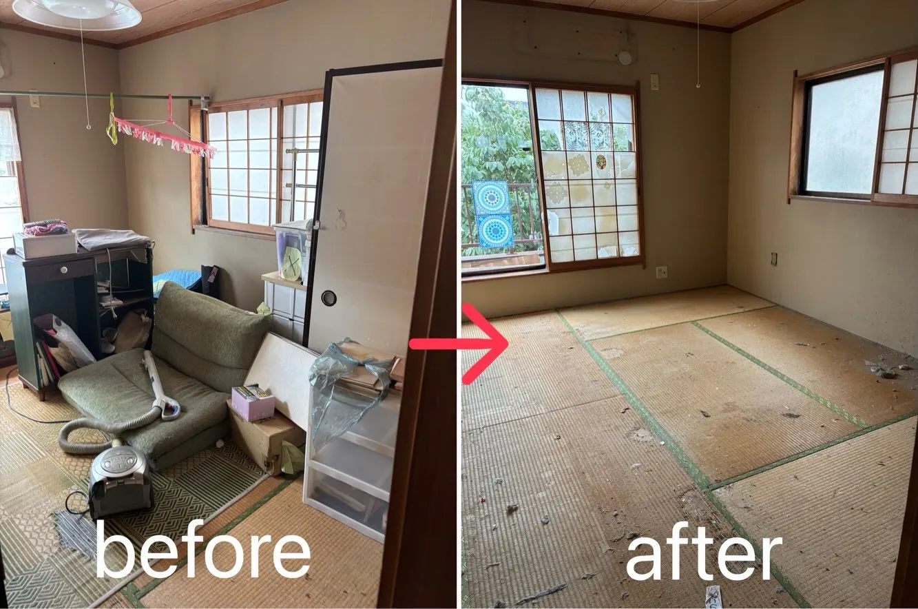 写真は解体前の残置撤去になります！！